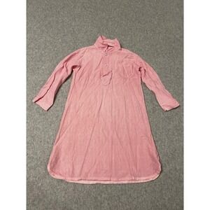 Baby Bliss‎ Dress Baby Large Pinstripe Long Sleeve Chest Pocket Button White Red